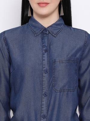 Denim Style Stone Women Jumpsuit 5