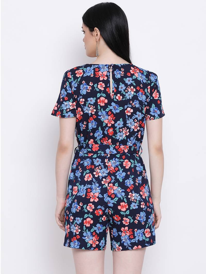 Broken Blossom Yuva Regular Playsuit