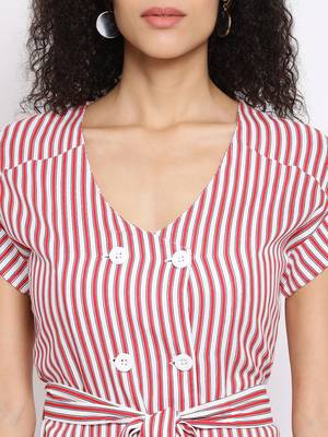 Stripe Foundation Chic Women Dress 5