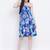 Feline Tropical Shirred Bustier Dress