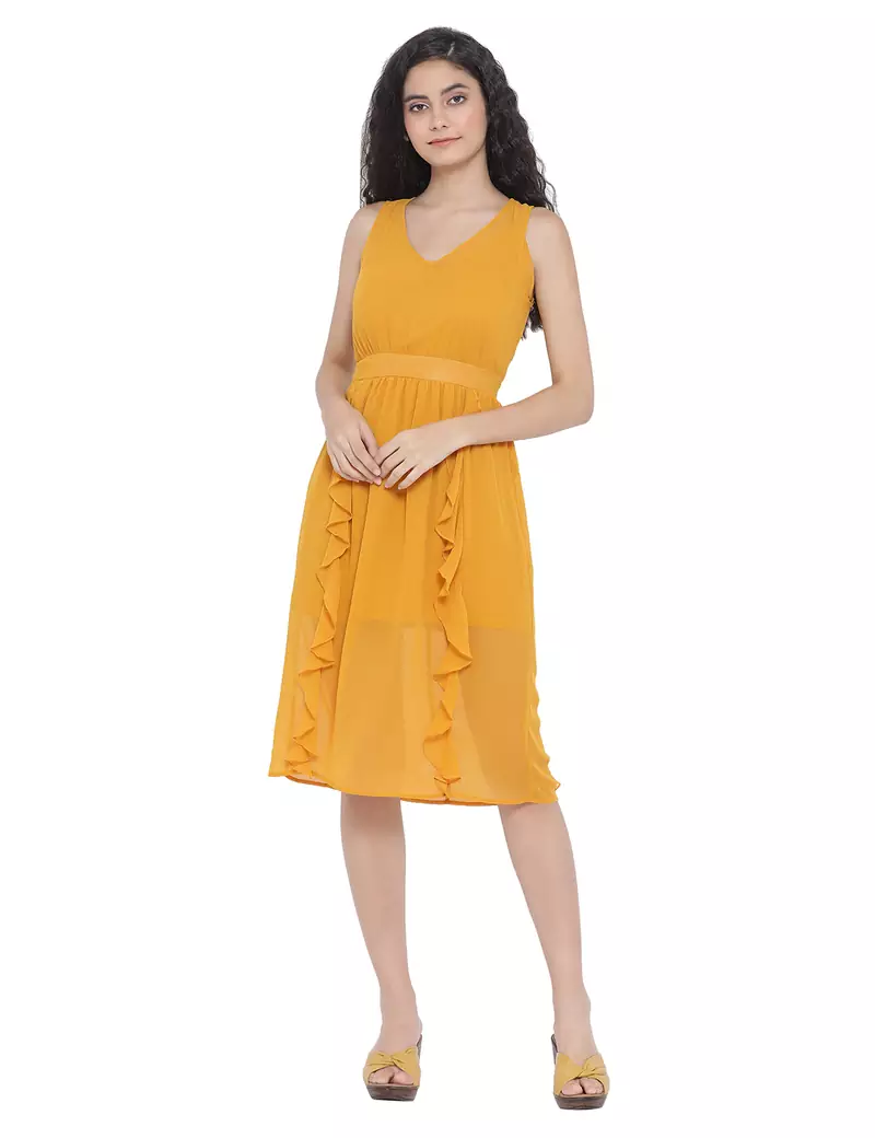 Sunshine Dorothy Sheer A-Line Dress