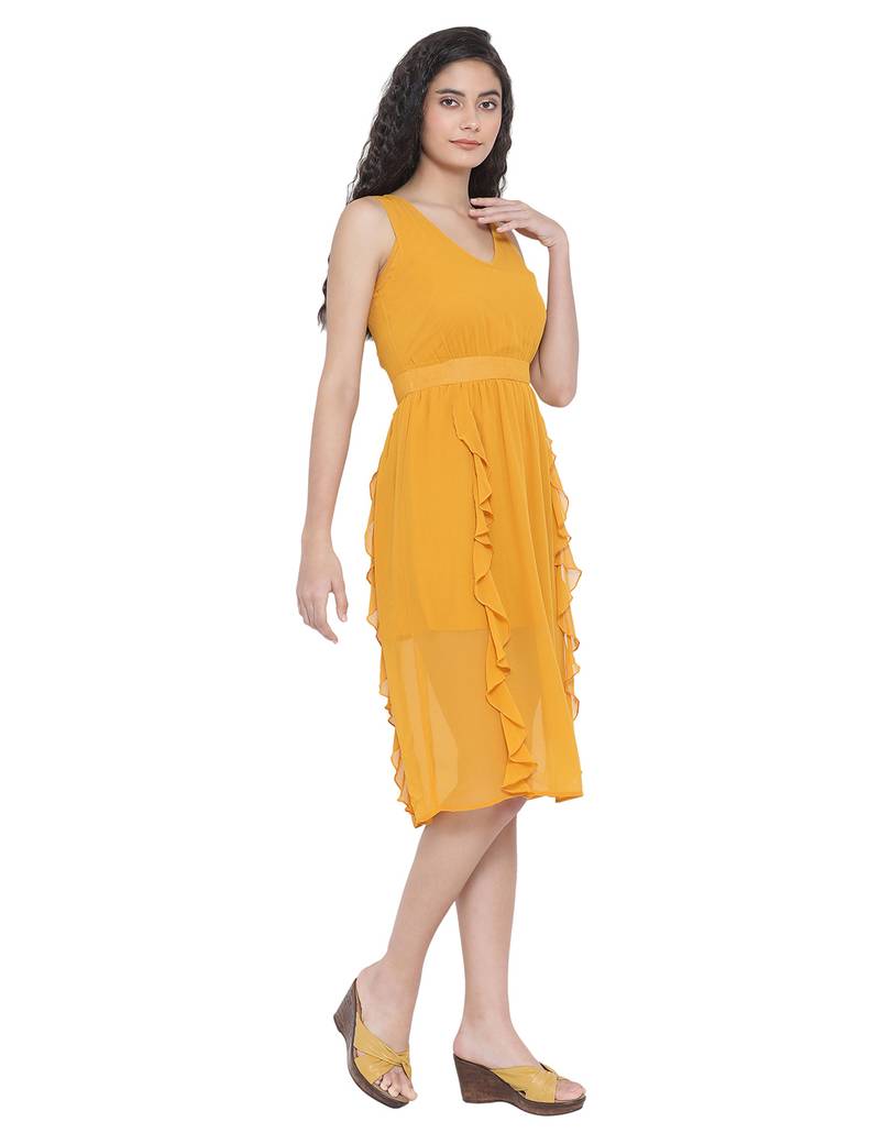 Sunshine Dorothy Sheer A-Line Dress