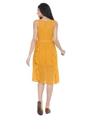 Sunshine Dorothy Sheer A-Line Dress 4