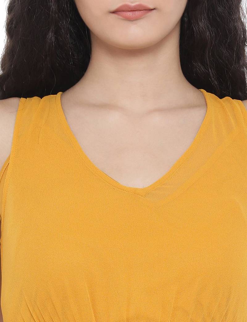 Sunshine Dorothy Sheer A-Line Dress