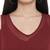 Wine Harrington Sheer A-Line Dress