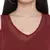 Wine Harrington Sheer A-Line Dress