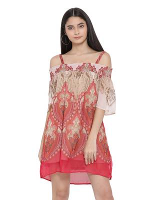 Motif Galore Cold Shoulder Dress 1