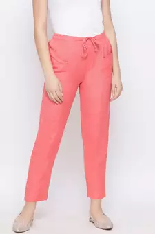 Bella Rhapsody Casual Linen Blend Women Pant