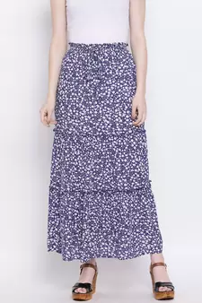 Flora Splendor Maxi Regular Skirt