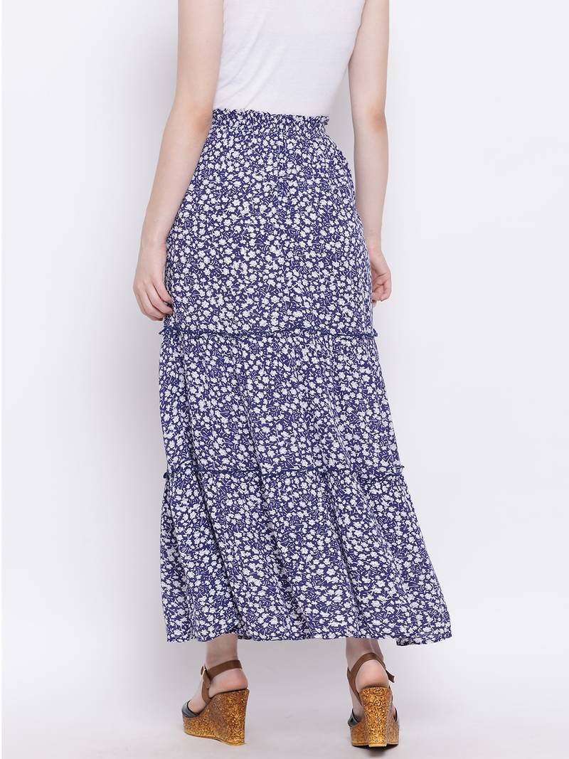 Flora Splendor Maxi Regular Skirt