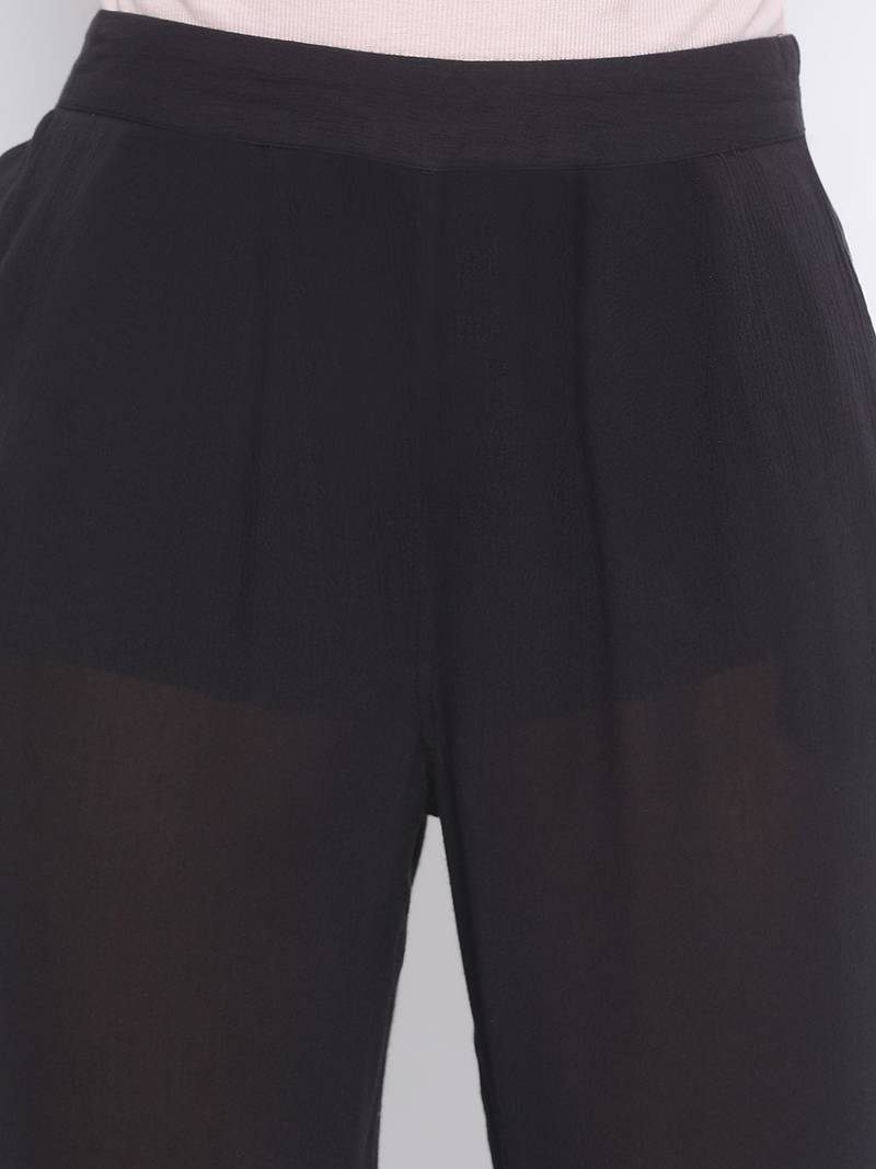 Black Rose Women Rayon crepe Pant