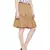 Perky Camel Montage Stylized Skirt