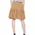 Perky Camel Montage Stylized Skirt