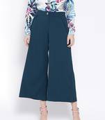 Teal La Ville Women Palazzo Pant