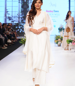 Cream Gold Kardana Chanderi and Jacquard Chanderi readymade Suit set