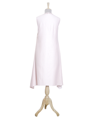 Blush Pink Plain Chanderi readymade Tunic 3