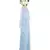 Denim Blue  Kardana   Net readymade Gown