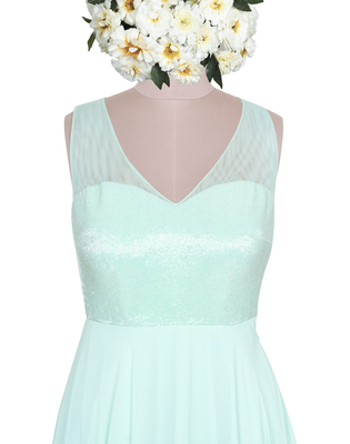 turquiose Kardana  Georgette readymade Gown 4