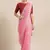 Ada Hand Embroidered Pink Georgette Saree With Blouse - A204743