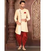 pink embroidered Silk indo western dresses