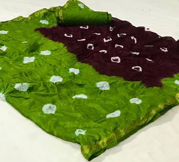 Maroon woven cotton silk saree with blouse 1