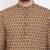 Beige woven pure cotton men-kurtas