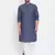 Blue woven pure cotton men-kurtas