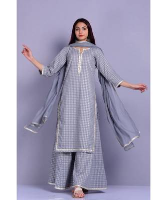 Grey and White Garara Set 3