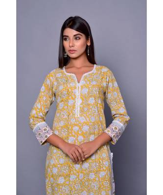 Yellow And Grey Suit Set 3