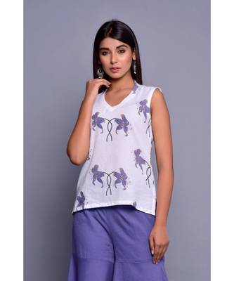 Purple and White Co-ord Set 3