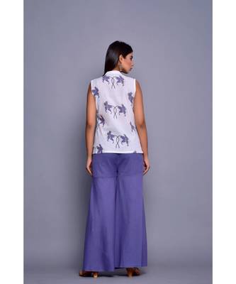 Purple and White Co-ord Set 4