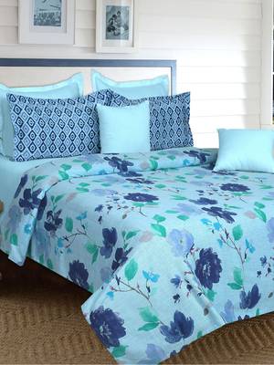 Urbano Printed Double King Bedsheet ( 108" x 108") 1