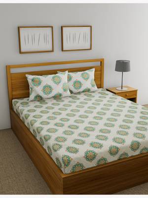 Orchestra Printed Double Bedsheet ( 90" x 100" ) 1