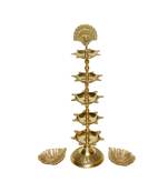 Deepawali Lighting Punch Deep Brass Oil Diya Diwali Decoration Pooja and Home Decor Item Festival Gift Item