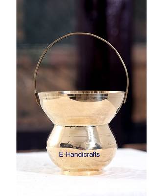 E-Handicrafts Pure Brass ashwani for holy Worship 1