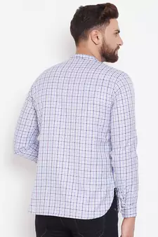 White plain pure cotton men-kurtas