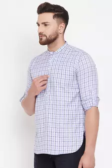 White plain pure cotton men-kurtas