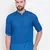 Blue woven pure cotton men-kurtas
