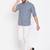 Blue plain pure cotton men-kurtas