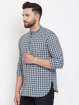 Multicolor plain pure cotton men-kurtas 4