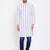 White plain pure cotton men-kurtas