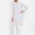 White plain pure cotton men-kurtas