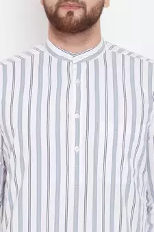 White plain pure cotton men-kurtas