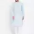 Blue plain pure cotton men-kurtas