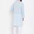 Blue plain pure cotton men-kurtas