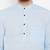 Blue plain pure cotton men-kurtas