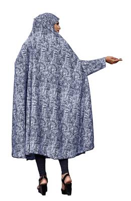 Justkartit Casual Wear Printed Viscose Lycra Chaderi Abaya Burqa for Women 5