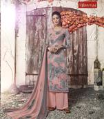 Pink digital print crepe salwar