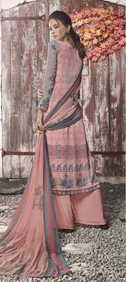 Pink digital print crepe salwar 2