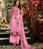 Pink digital print crepe salwar